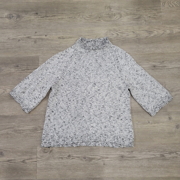 Lou & Grey Mock Neck Pull Over Sweater Size Medium - Picture 1 of 11
